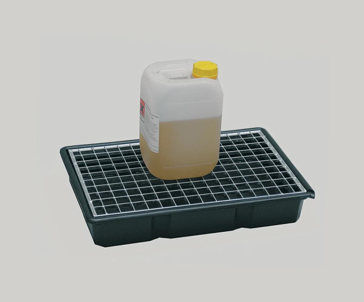 Skyddspall 600x400x110mm, 16 Liter, Svart
